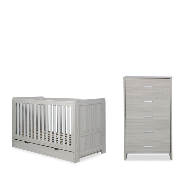 icklebubba Pembrey Cot Bed, Under Drawer and Tall Chest Wayfair.co.uk